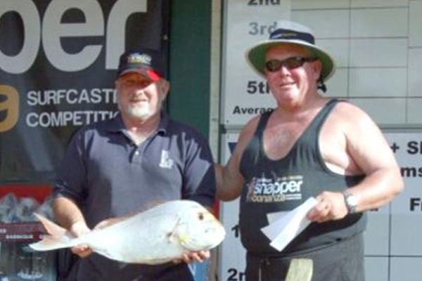 Peter Bryant of New Plymouth caught a 4.626kg snapper and took the first daily heaviest fish prize of $2,000.