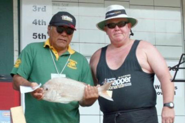 Wary Ashby of Paihia took home $2,000 for his 2.446kg fish.