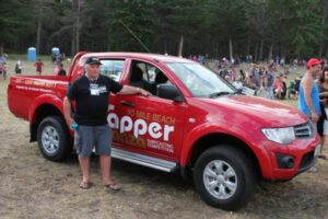 All finalists received a prize as their numbers were drawn out leaving the final winner Dennis Clark of Auckland to take home the brand new $51,000 Mitsubishi Triton.