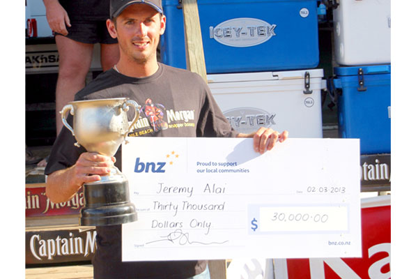 Overall Winner and $3,000 richer Jeremy Alai from Auckland. Congratulations Jeremy !
