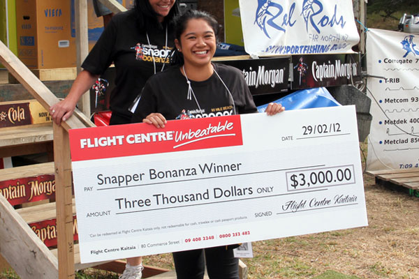 Our midweek draw was won by Mikaela Rogers from Kaitaia a Travel Voucher from Flight Centre $3000