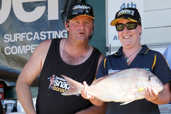 Heaviest Snapper Tuesday Stacey Mc Carthy, Auckland 3.515kg